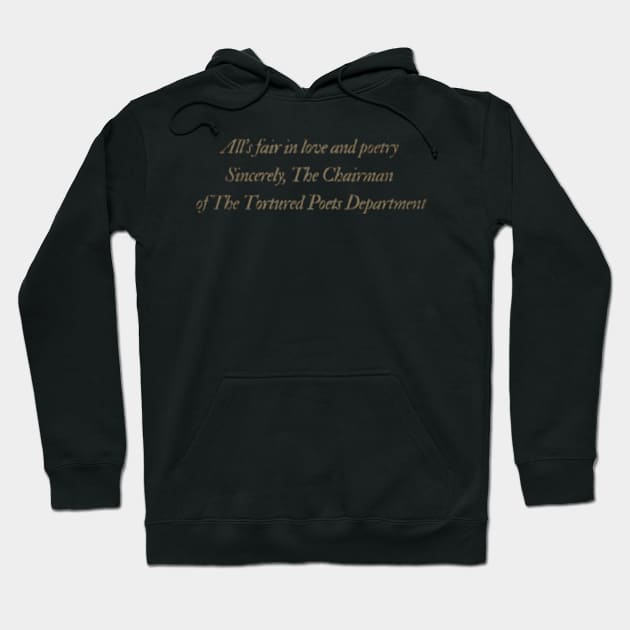 the tortured poets department Hoodie by canderson13